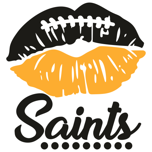 New Orleans Saints Nfl Lips, Svg Png Dxf Eps - free svg files for