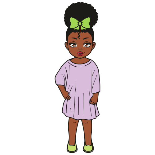 young black girl cartoon