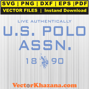 Live Authentically US Polo Assn 1890 Svg