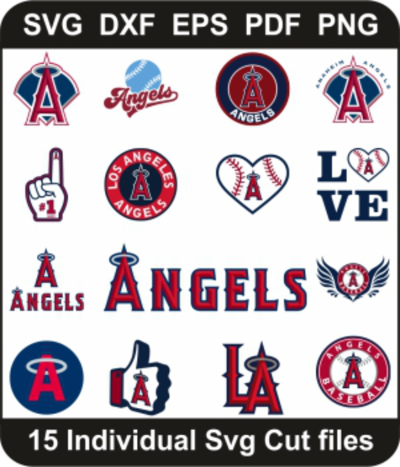 Los Angeles Angels Svg Bundle