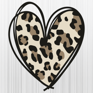 Be Kind Quote Leopard Tshirt Print Cheetah Heart Vector Image