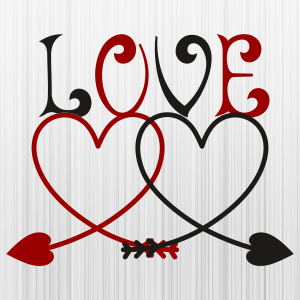 Love Valentine Arrow Svg