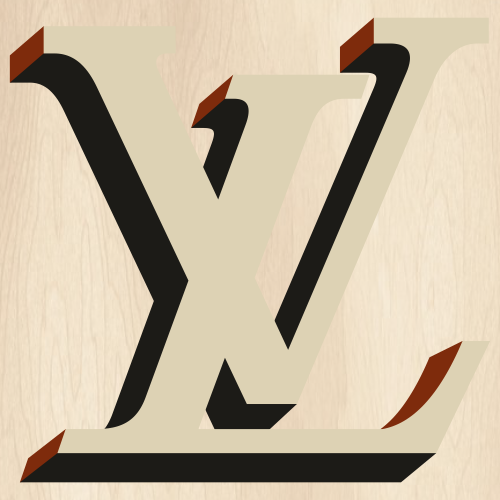 Louis Vuitton Drip Logo SVG