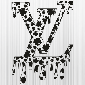Dripping LV Logo INSTANT DOWNLOAD print file PNG