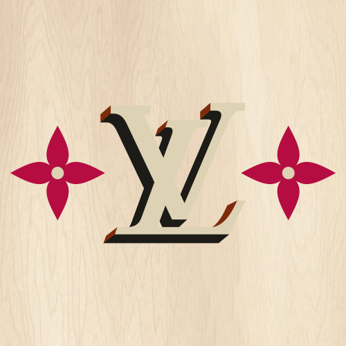 Louis Vuitton Flower Drip Logo, Louis Vuitton Logo Svg, Flower Logo Svg,  Brand Logo Svg, Instant Download