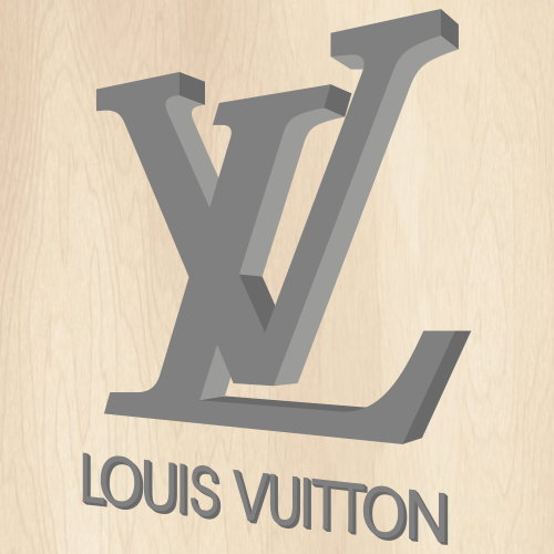 Louis Vuitton 3D Style Pattern SVG