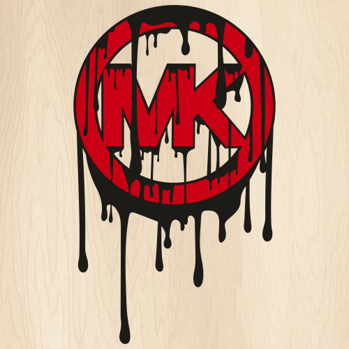 Michael Kors Dripping Logo SVG | MK Brand Drip Logo PNG