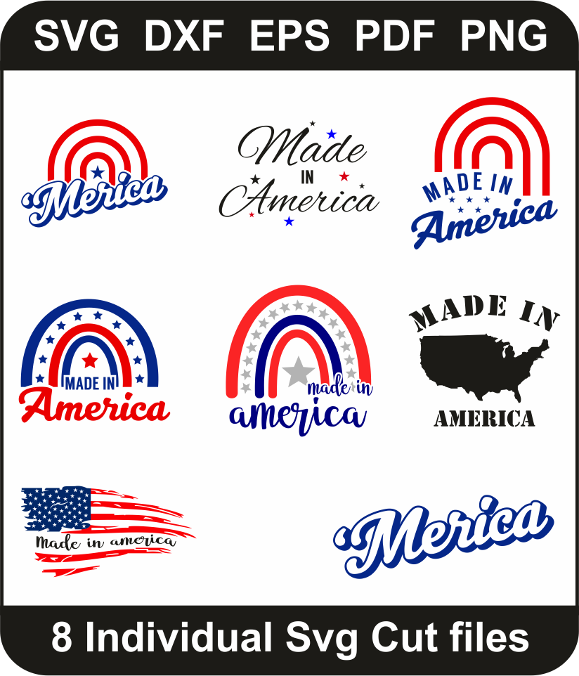 Made in America Svg Bundle