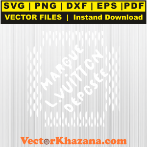 Marque Louis Vuitton Deposee Svg