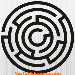 Circle Maze Icon Svg | Circle Maze Png