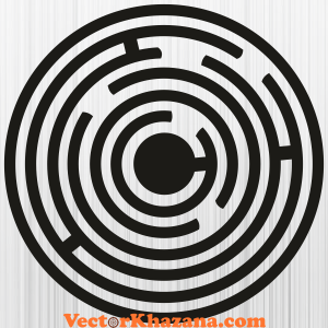 Circle Maze Svg