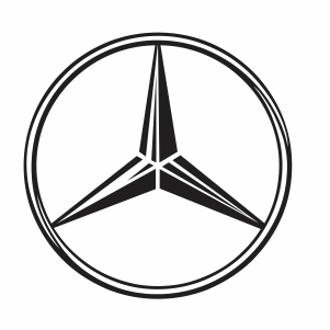 Mercedes-Benz logo in (.EPS + .SVG + .CDR) vector free download 