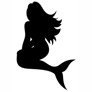 Mermaid Sitting vector