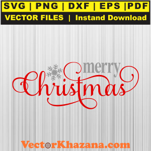 Merry Christmas Holidays SVG