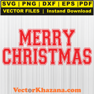 Merry Christmas Letter Svg