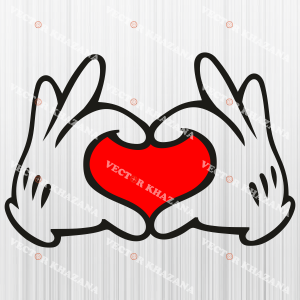Mickey Mouse Gloves Dodger Svg, Mickey Mouse Sign Svg