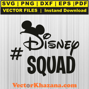 Disney Squad Svg