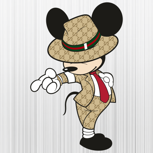 Mickey Mouse Gucci Pattern SVG | Gucci Pattern With Mickey Michael ...