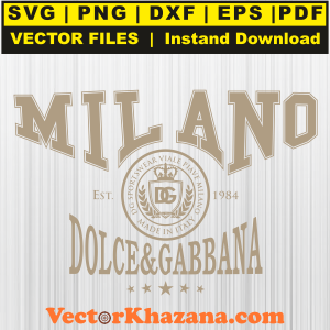 Dolce And Gabbana Milano Svg Png