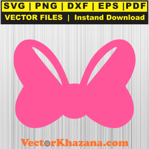 Disney Bow Svg