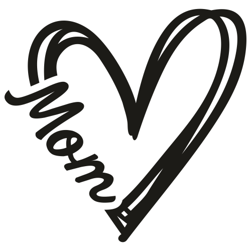 Mom Heart logo Svg