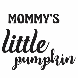 Mommys Little Pumpkin Svg
