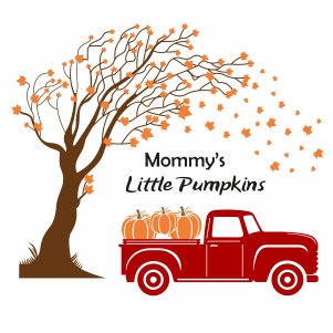 Mommys Little Pumpkins Vector