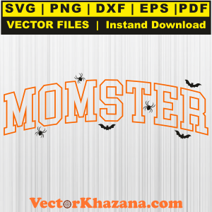 Momster Halloween Svg