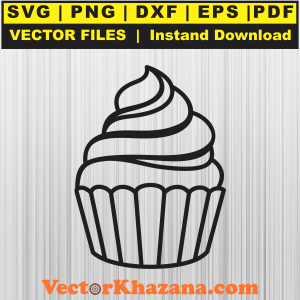 Muffin Cake Svg