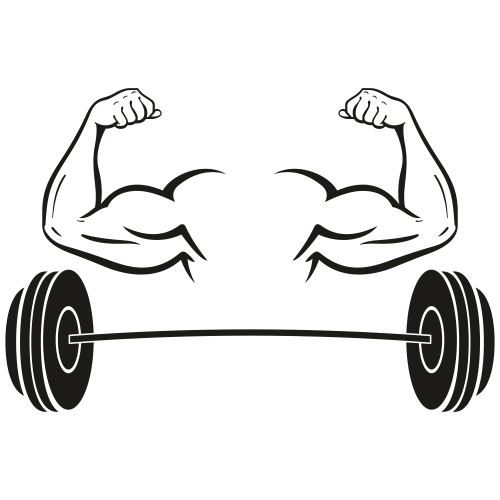 Muscle Dumbbell Svg