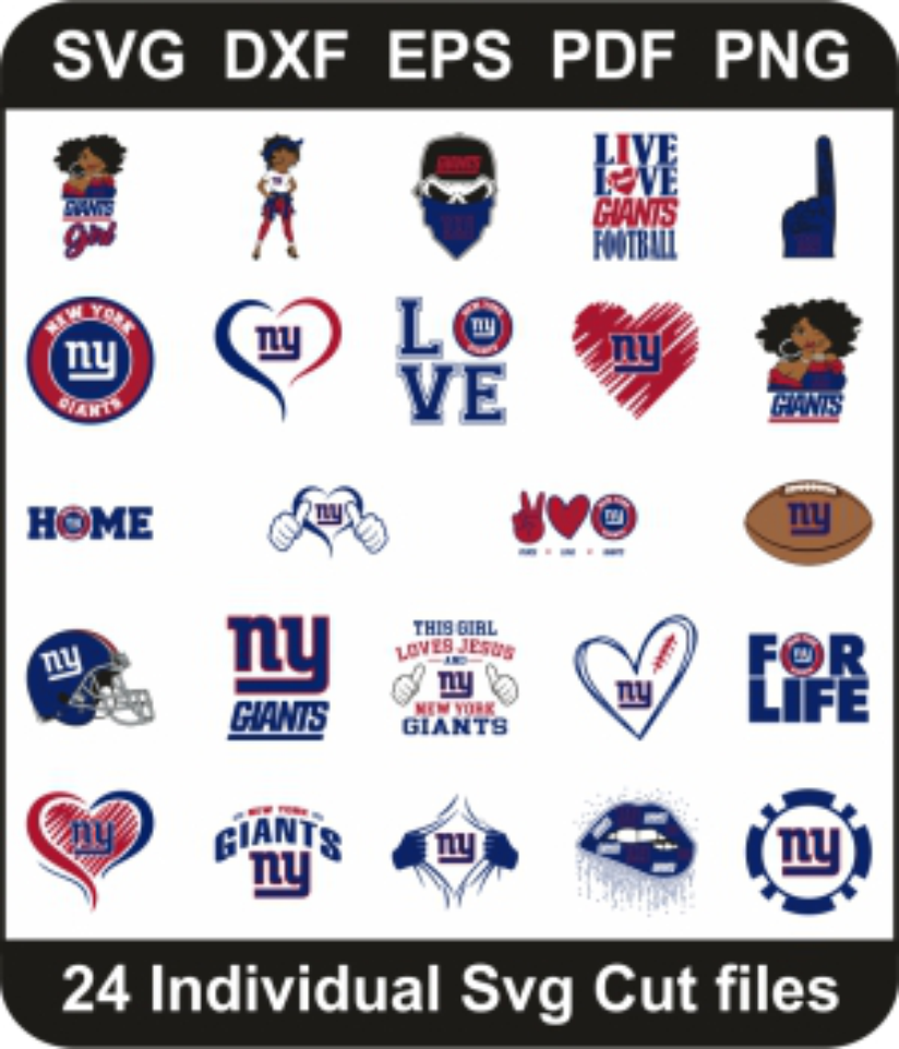 New York Giants Svg Bundle