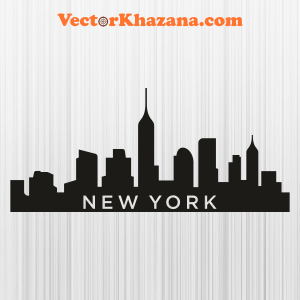 New York Skyline Svg