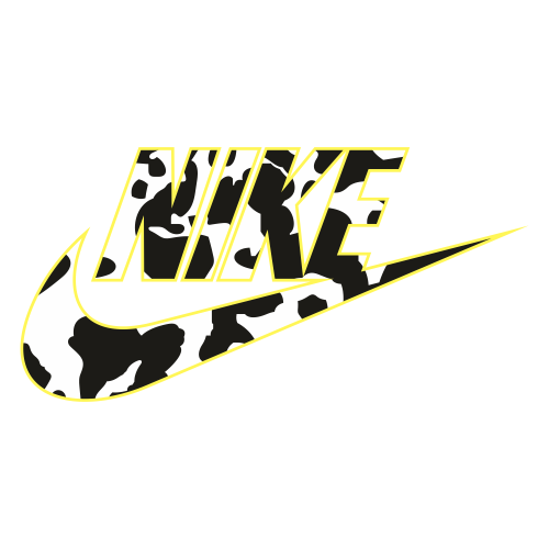 Nike Cow Print Logo Png