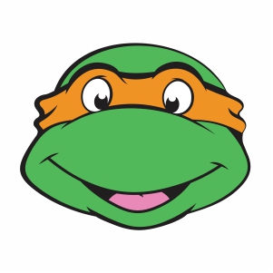 Ninja Turtle vector | Ninja Turtles face Vector Image, SVG, PSD, PNG ...