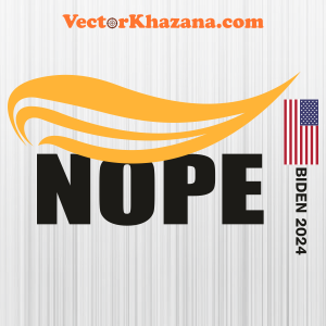 Nope Biden 2024 Svg