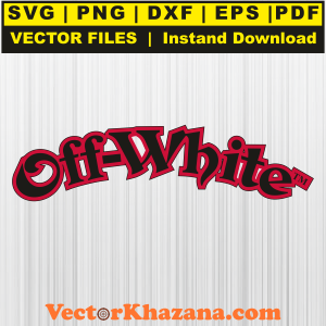 Off White Black Red Svg