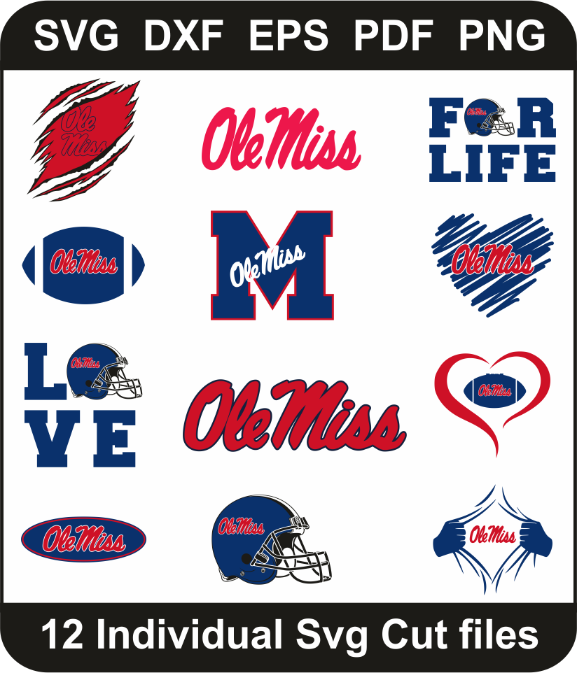 Ole Miss Svg Bundle