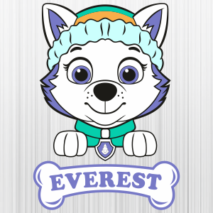 Everest Paw Patrol SVG, Everest Pup PNG