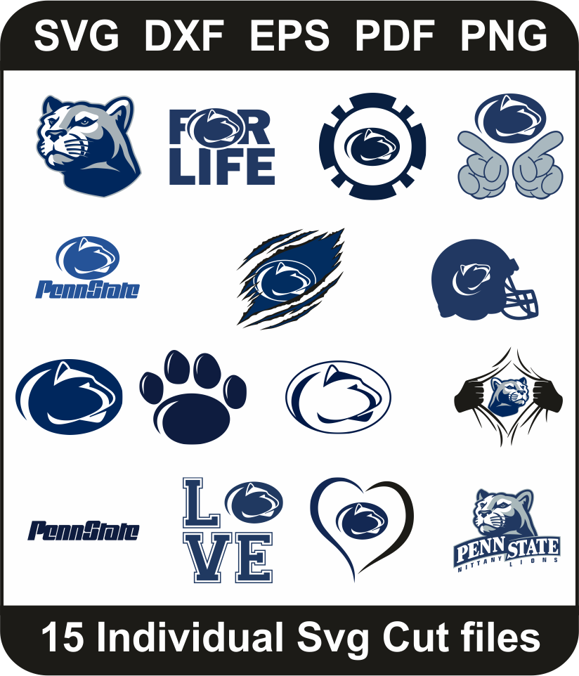 Penn State Nittany Lions Svg Bundle