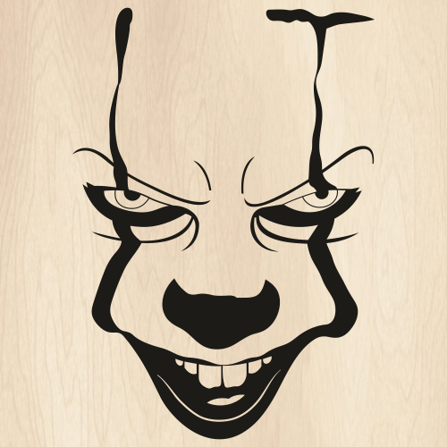 Pennywise Svg Outline
