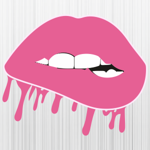 Pink Drip Lips Gucci Pattern SVG, Gucci Pattern Sexy Drip Lips PNG