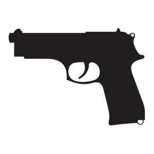 Black Gun | Gun svg cut file Download | JPG, PNG, SVG, CDR, AI, PDF ...