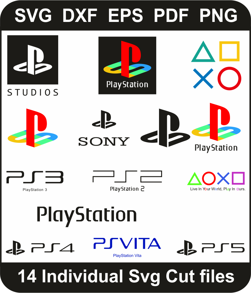 PlayStation Svg Bundle