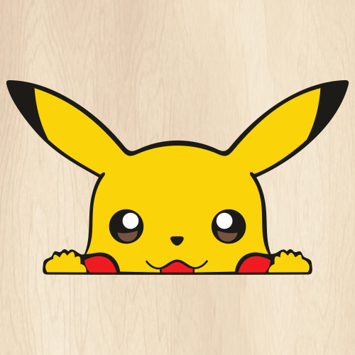 Pikachu Head Svg