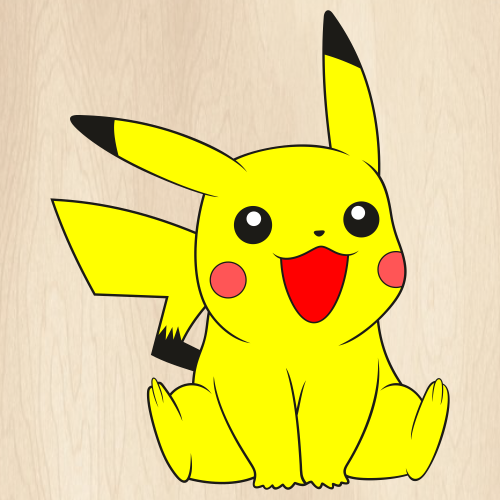 Pikachu Flash Logo PNG Vector (AI) Free Download