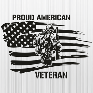 Proud American Veteran Svg