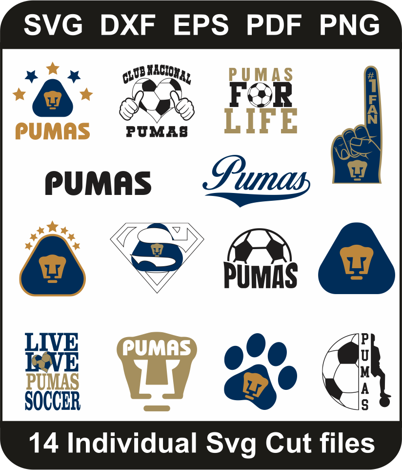 Pumas FC Bundle Svg