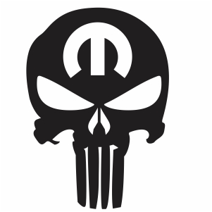Punisher Skull Mopar SVG file