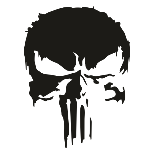 Buy Distressed Punisher Skull Svg Png online in USA
