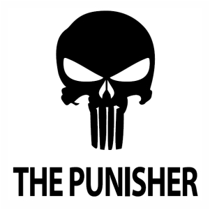 Punisher Skull svg cut file